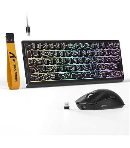Amazon.com: ATTACK SHARK X68HE PRO Rapid Trigger Wireless Gaming